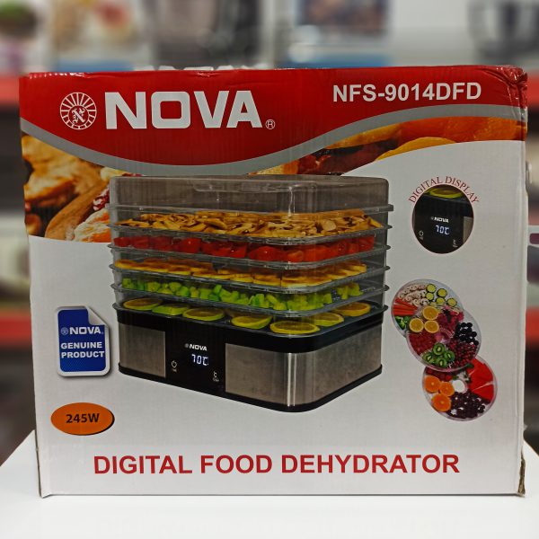 میوه خشک کن دیجیتالی نوا مدل NOVA NFS-9014DFD
